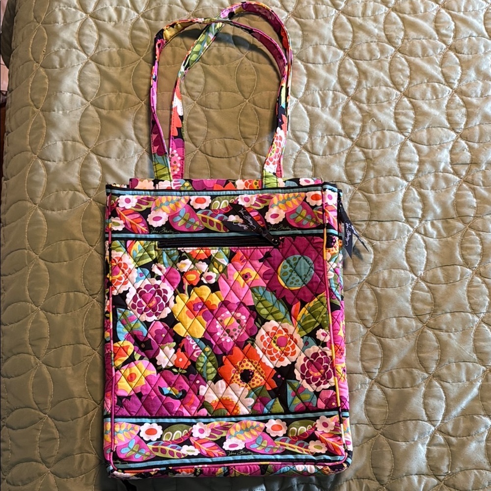Vera Bradley Floral Quilted Laptop Bag